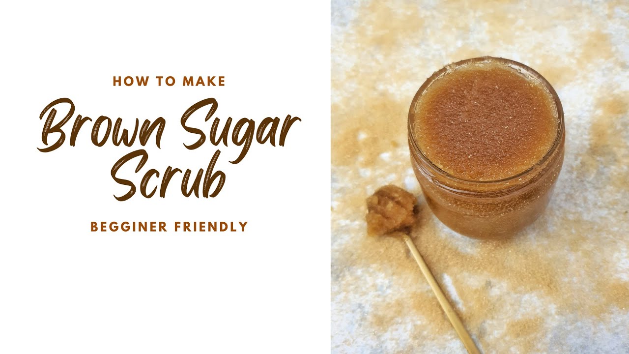 Homemade Sugar Scrub with Brown Sugar and Coconut Oil - Perry's Plate