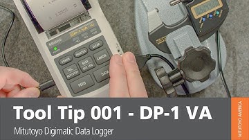 Data Collection with the Mitutoyo Data Logger DP-1 VA