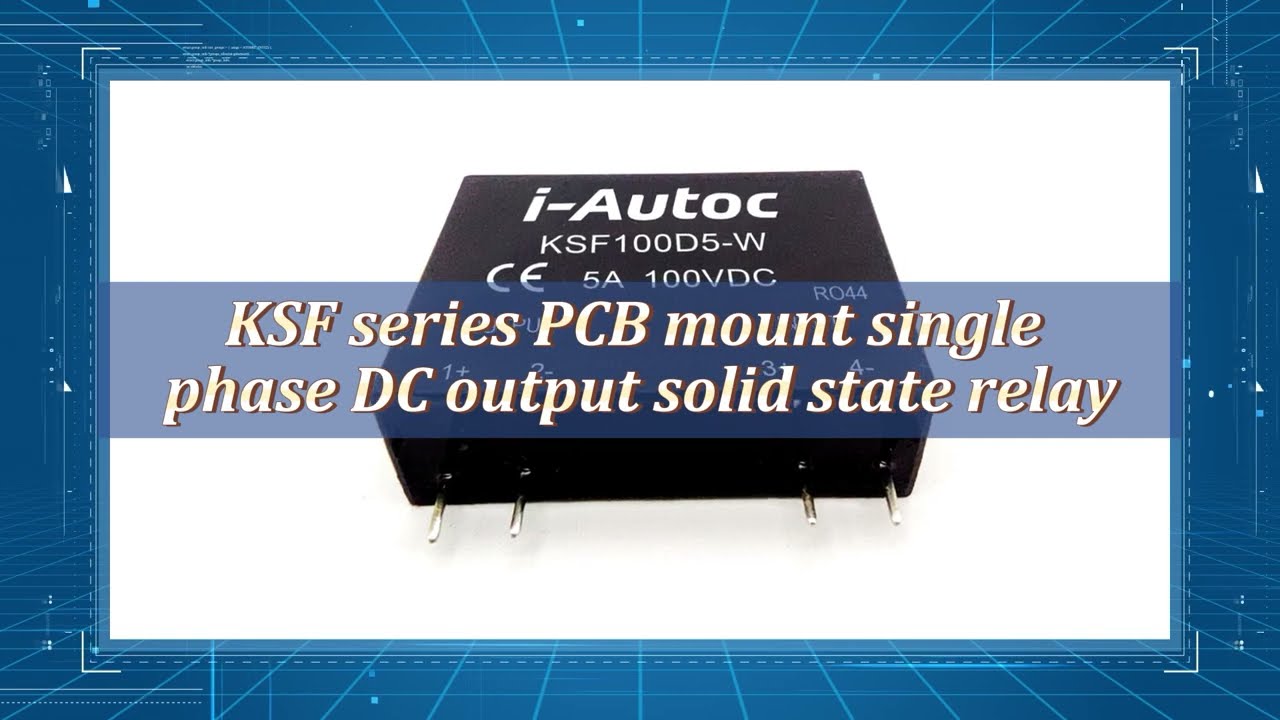 KSF seriesPCB mount single phase DC output solid state relay, manufacturer, supplier, factory