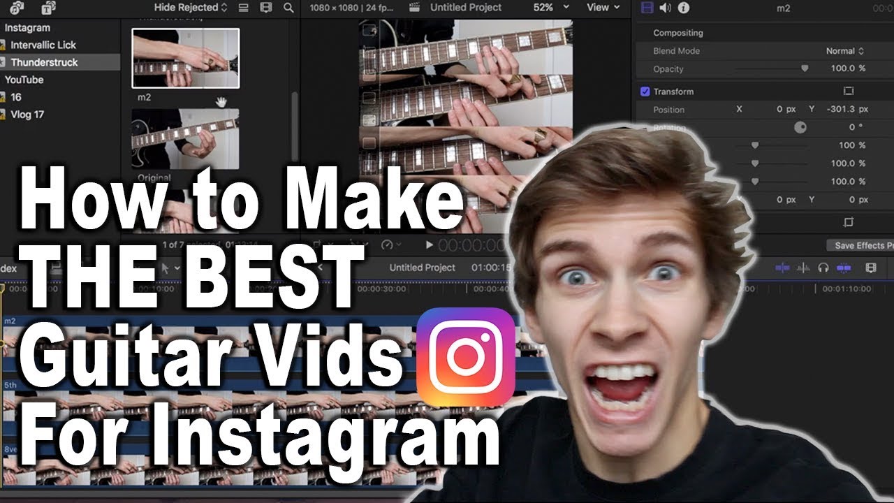 How To Make The Best Guitar Content and Videos for Instagram (NEW 2018)