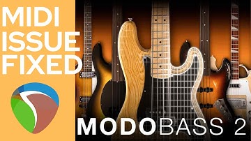 Modo Bass 2 Update - Fixed Midi Issues in Reaper