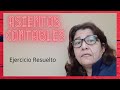 Como hacer ASIENTOS CONTABLES. 👉 Ejercicio Resuelto.