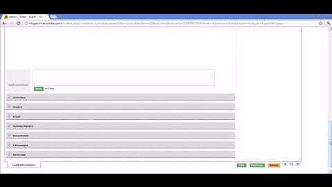 vTiger Popup Summary