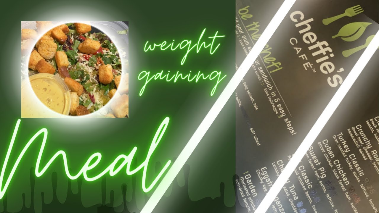 WEIGHT GAINING MEAL DAY 1 | CHEFFIE CAFE 🥗 