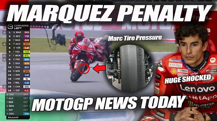 EVERYONE SHOCKED Marquez FAILS TO PODIUM After Tire Pressure Dutch GP, Aprilia Sues Martin in COURT