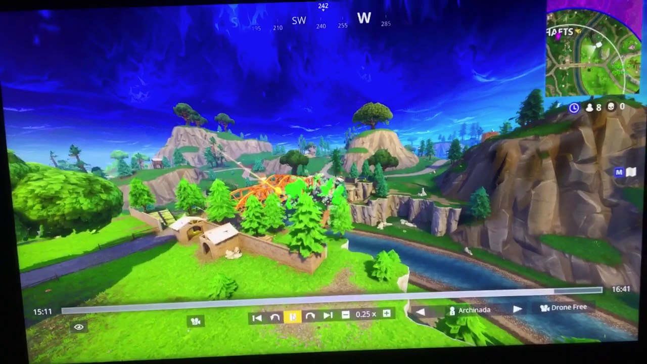 Meteor hits Fortnite/Tilted towers part 2