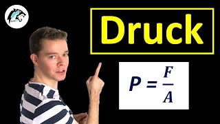 DRUCK berechnen (P = F/A) | Physik Tutorial