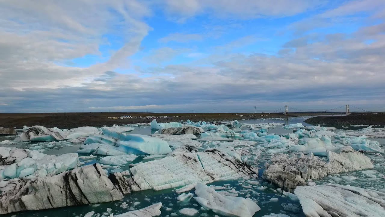 Jökulsarlon - Iceland (Phantom 3P Drone)