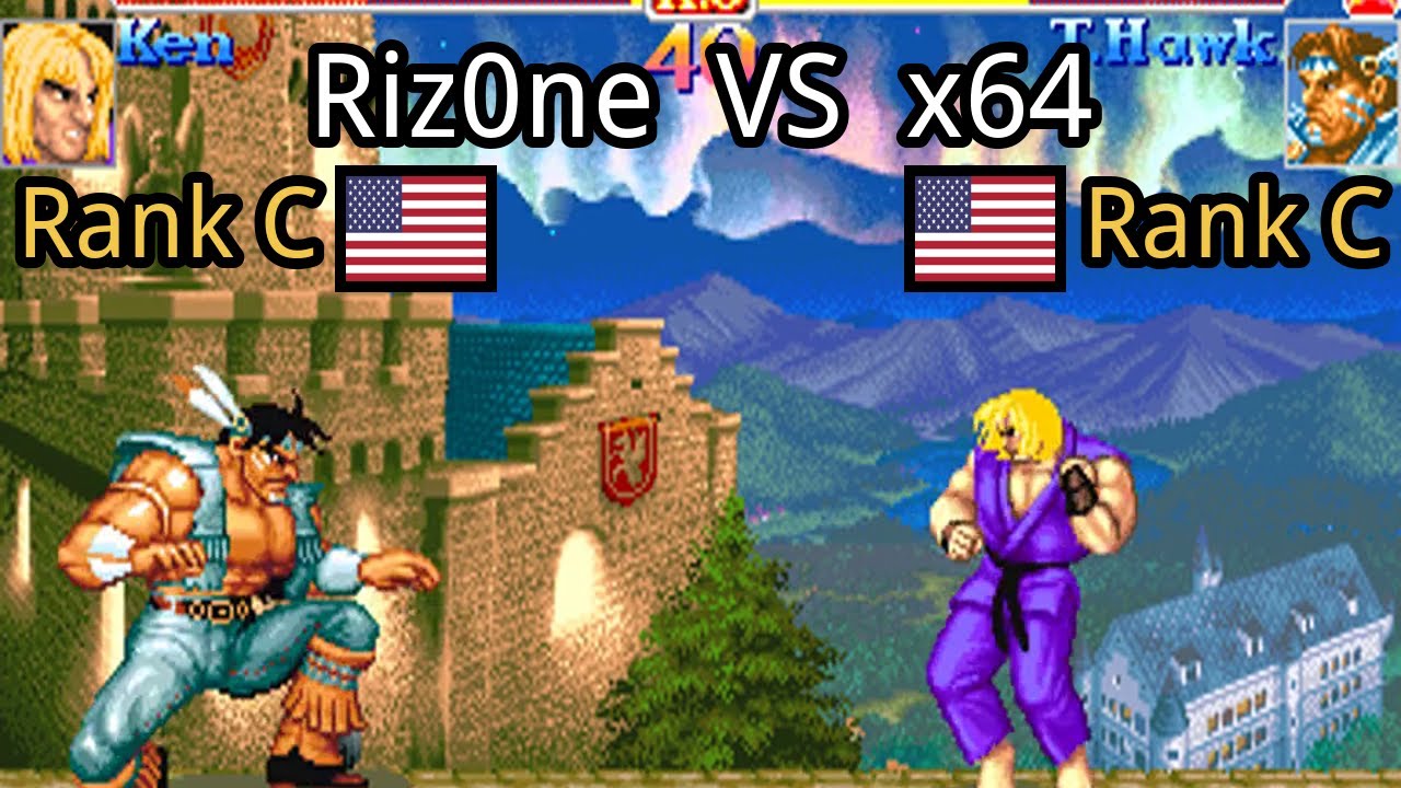 Hyper Street Fighter II: The Anniversary Edition: (US) Riz0ne vs (US) x64
