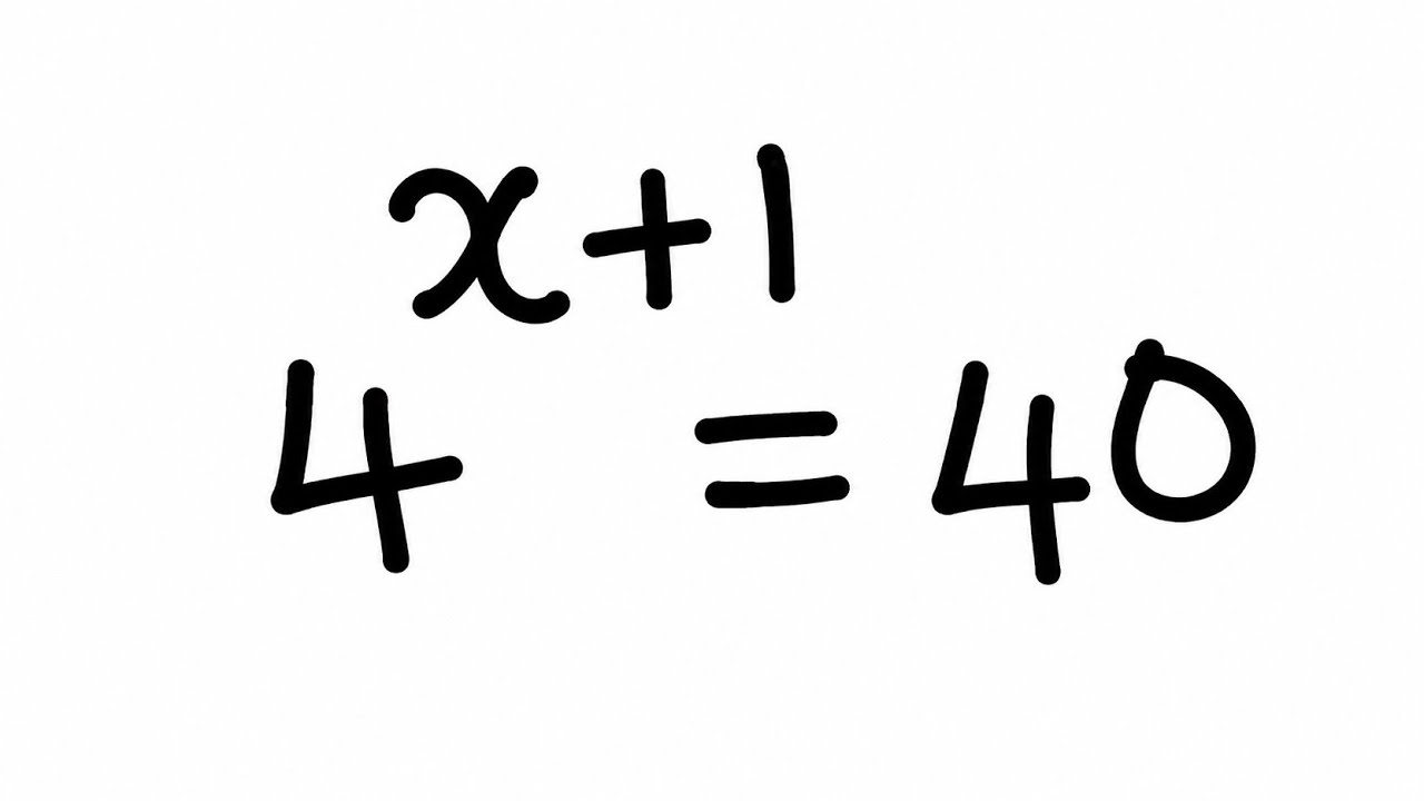 Solving Exponential Equations Using Logarithms