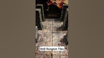 DnD Dungeon Tiles are Painted