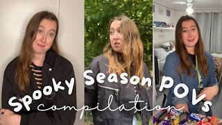 Mum vs. spooky season for 8 minutes straight 🎃👻👽