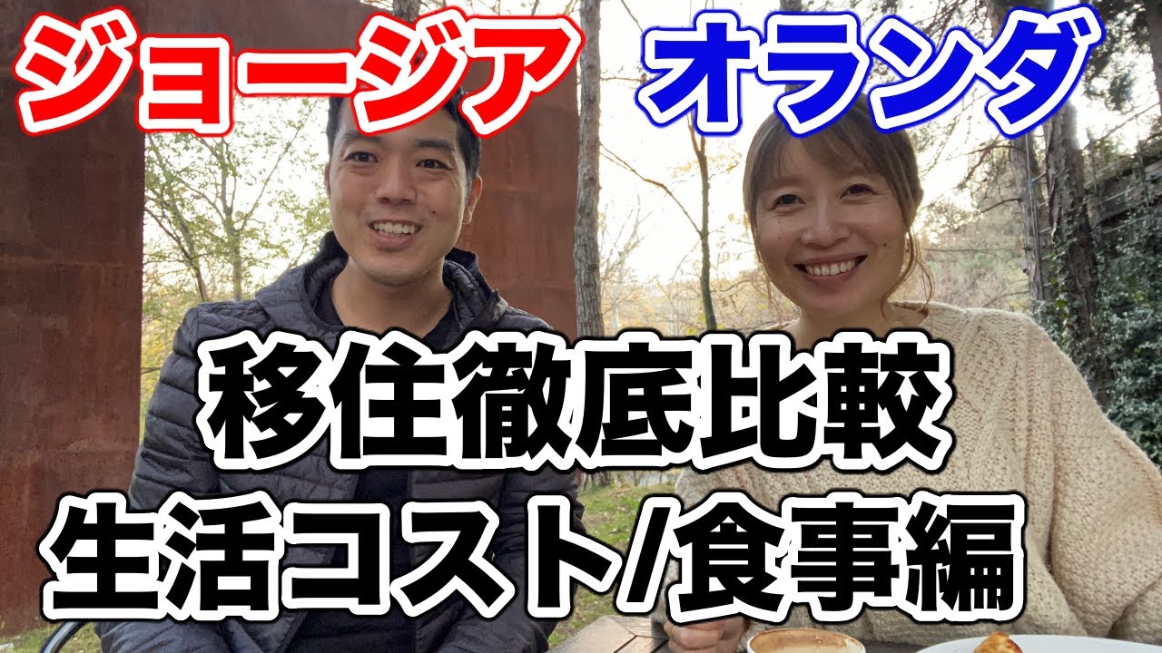 海外移住比較オランダとジョージアの生活コストと食事を徹底比較