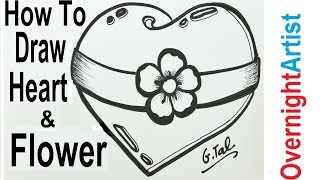 easy drawing heart drawings valentine designs simple draw valentines paintingvalley rs