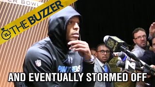 Cam Newton blows off reporters after Super Bowl 50
