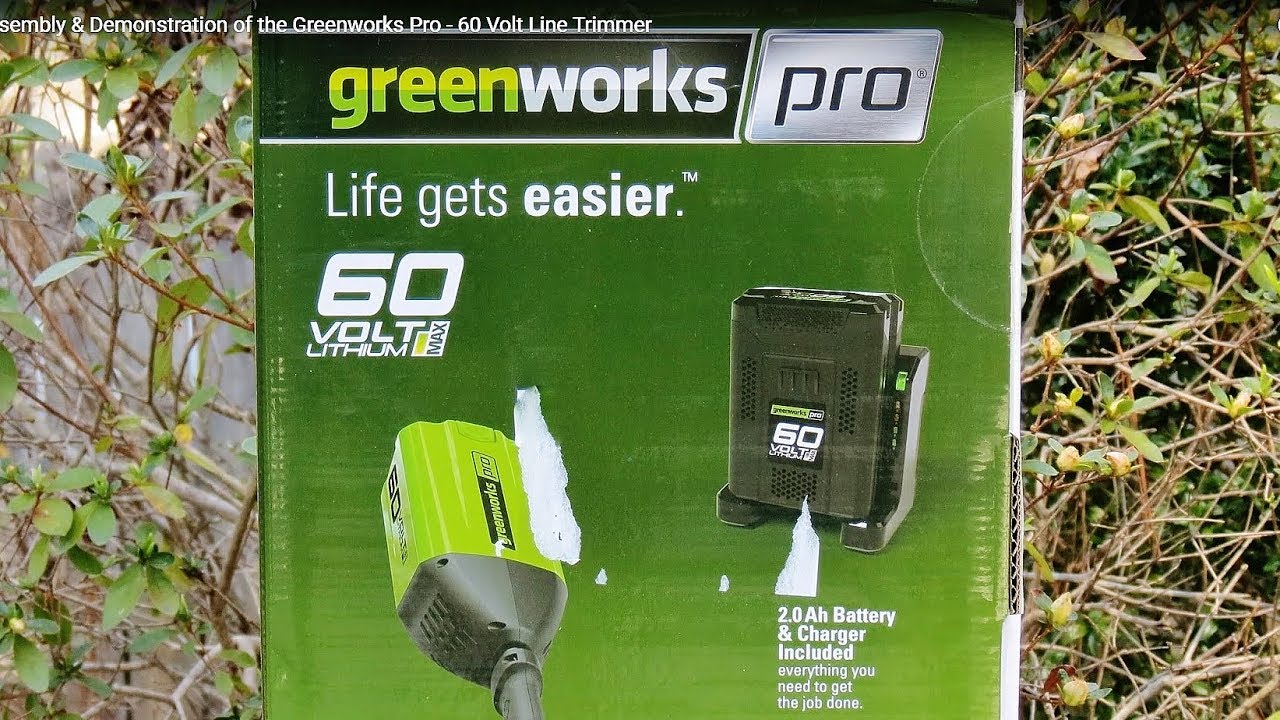 greenworks pro 60 volt weed eater