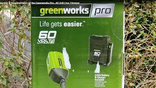 60 volt greenworks trimmer