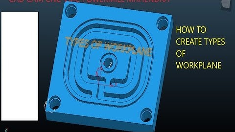 Autodesk powermill 2017 delcam types of work planes how to create