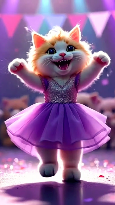 Cute Cat Dance | Duri Duri Dam Dam Song #shorts #catshorts #catvideos #catdance #dudidudidam