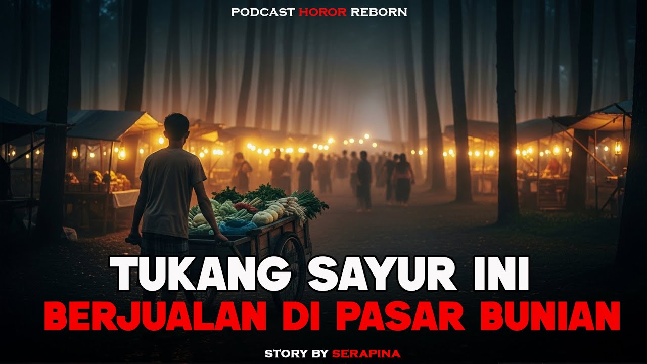 Tukang Sayur Ini Berjualan Di Pasar Bunian‼️