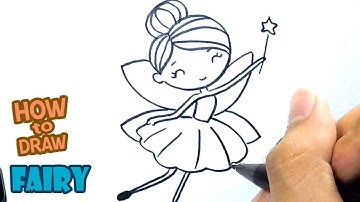 How to Draw Fairy | Drawing Fairy Step by Step