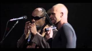 Sting and Stevie Wonder - 'Fragile' (from Sting's 60th birthday concert)