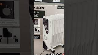 Lidl Silvercrest oil filled radiator 2,400watt with fan. #lidl - YouTube