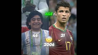 Maradona X Ronaldo Age ☠️👆
