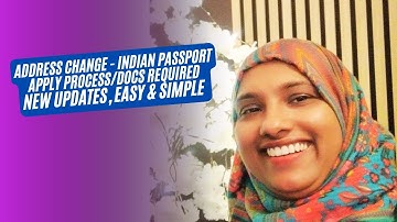 PASSPORT ADDRESS CHANGE ONLINE 2024/ PASSPORT RENEWAL AND ADDRESS CHANGE ONLINE!!!!!!!!!!!