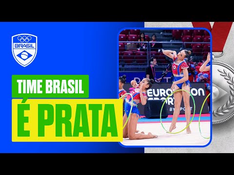 Brasil é prata na prova dos 5 arcos do Mundial Juvenil de Ginástica Rítmica