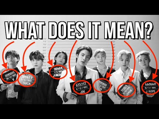 The Meaning Behind Butter Numbers | BTS Butter MV Explained - YouTube