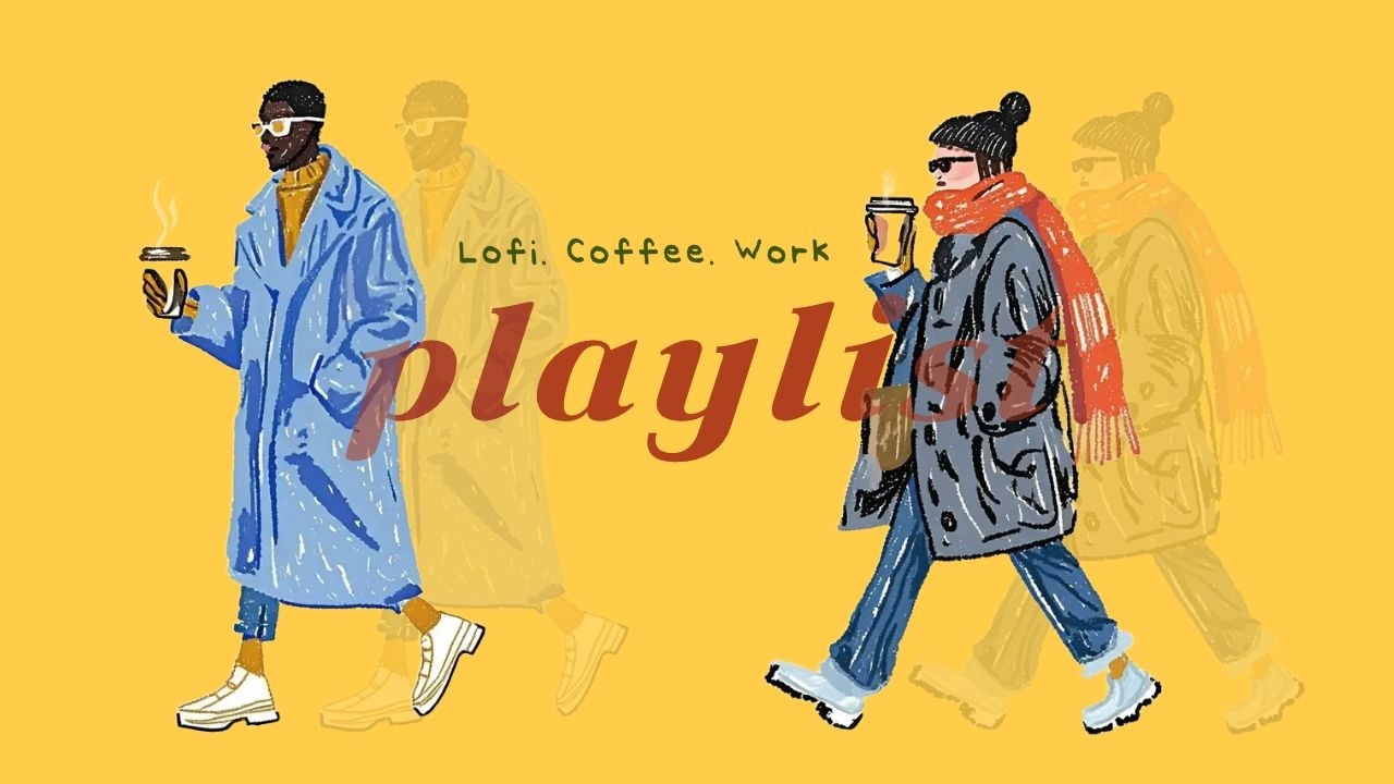 [playlist]🎧 Снова на работу🔥 Лоу-фай хип-хоп и утренний кофе☕| По пути, Работа, Кафе