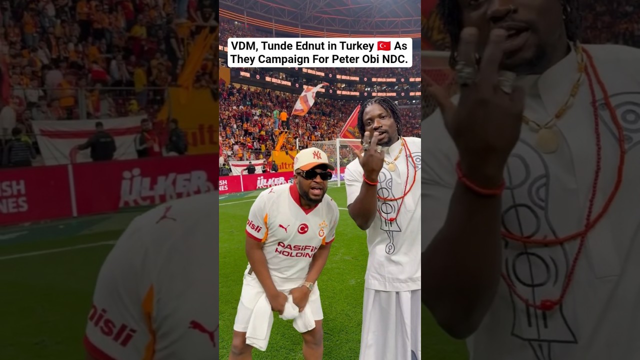 VDM X Maxi Tunde Ednut In Turkey 🇹🇷. #tundeednut #vdm #turkey #9jalyricstv #shorts