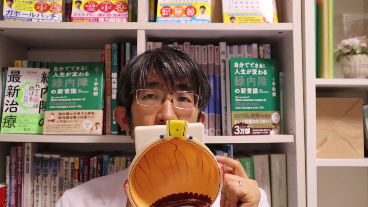 網膜剥離の手術時に下向きにする理由