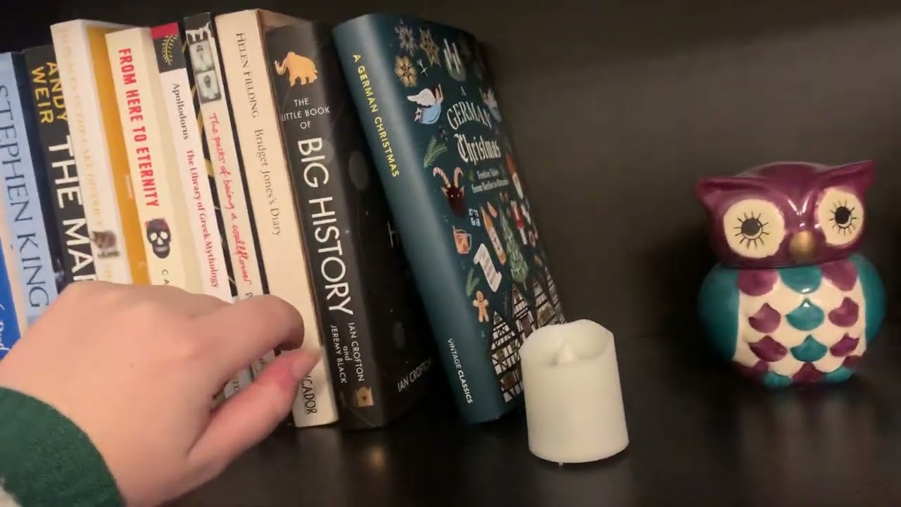 Bookshelf Tour 📚 (ASMR)