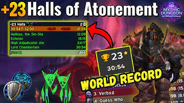 MDI World Record +23 Halls of Atonement! | Protection Warrior PoV