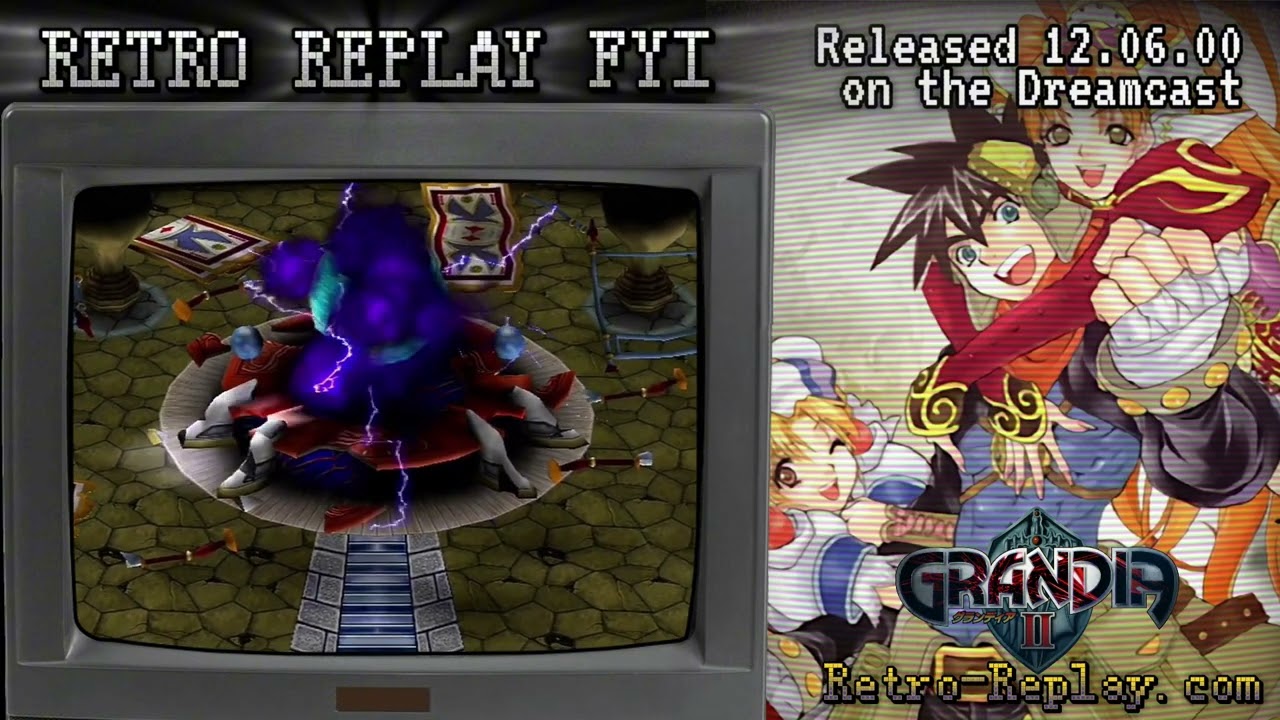 Who remembers Grandia II for the Sega Dreamcast? Released 12.06.2000.
