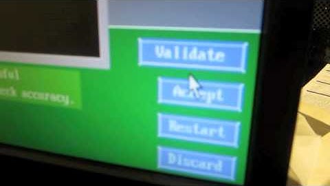 Calibration and Validation