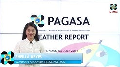 Public Weather Forecast Issued at 4:00 PM July 03, 2017