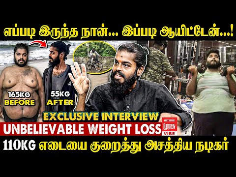 165kg to 55 kg Natural Weight loss transition By an Actor