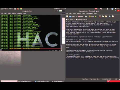 Kali Linux // Sqlmap -Turkce