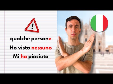 5 ERRORI COMUNI che forse fai anche tu | Impara l'italiano con Federico