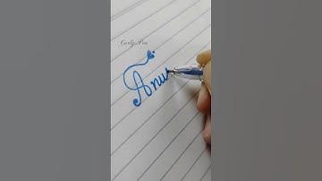 #anushka for you...hope you like it...Comment your cute name or initials 😊