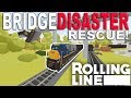BRIDGE DISASTER!  -  Rolling Line VR Toy Train Simulator  -  Maps  -  Longer Video