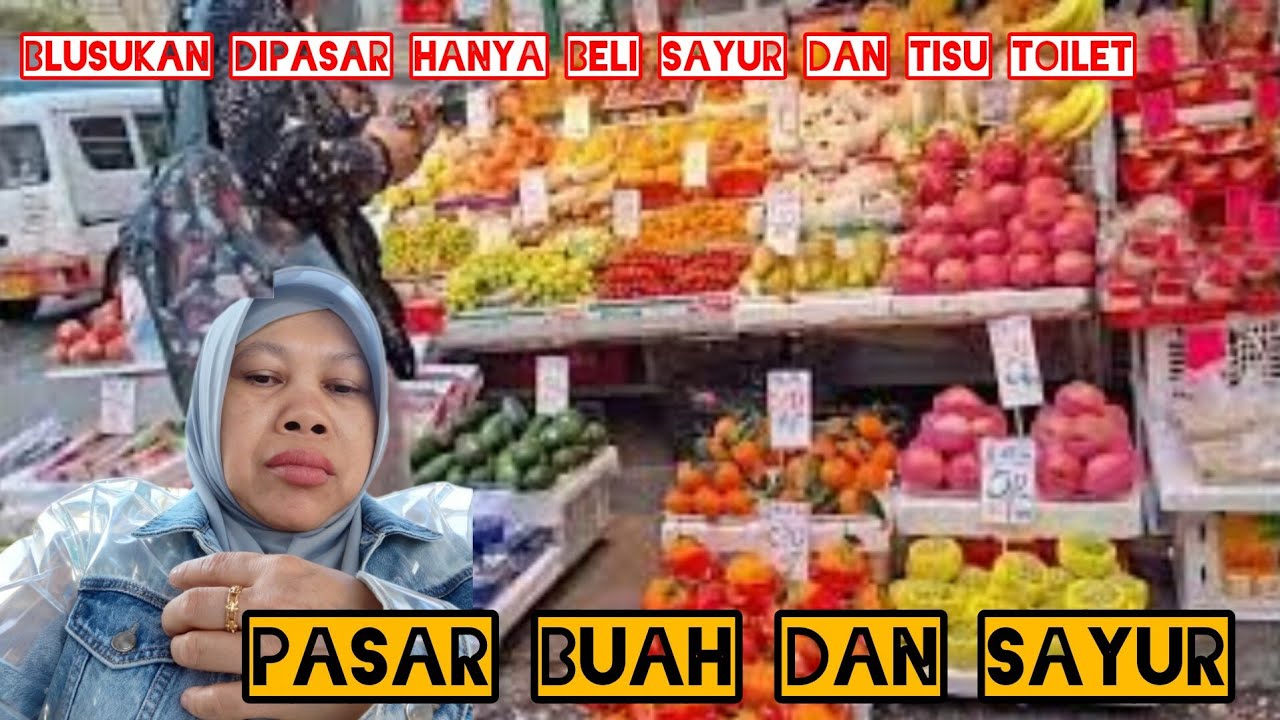 Blusukan dipasar hanya beli sayur & tisu toilet' @uswatunahmadawin-bw8zq 