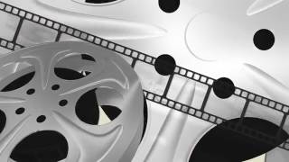 Film reels movie   free loop 3D animated HD background #02