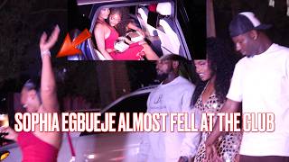 Sophia Egbueje Almost Fell While Heading Towards Her Range Rover Autobiography With Ama Reginald 😲