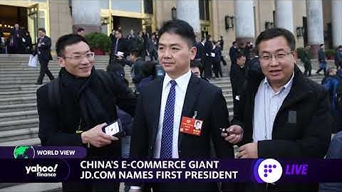 Chinese e-commerce giant JD.com gets its first president
