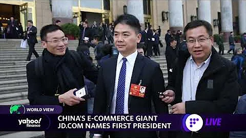 Chinese e-commerce giant JD.com gets its first president