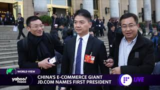 Chinese E-Commerce Giant Jd Gets Its First President
